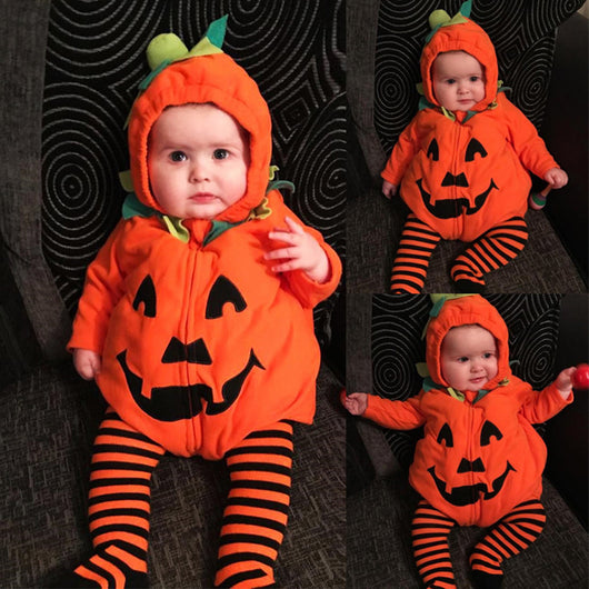Disfraz Infantil Calabaza Halloween sin Mangas