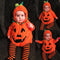 Disfraz Infantil Calabaza Halloween sin Mangas