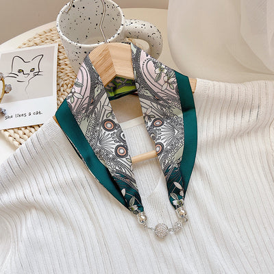 Pañuelo de Seda con Cierre Magnético - Protección y Elegancia para el Cuello - Image 27