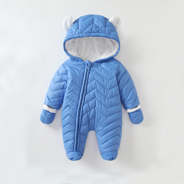 Jumpsuit Acolchado para Bebé con Forro Polar Resistente al Viento