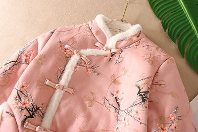 Chaqueta Acolchada de Algodón Grueso Estilo Chino para Mujer - Image 13