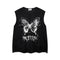 Playera Chaleco con Estampado de Mariposas para Hombre