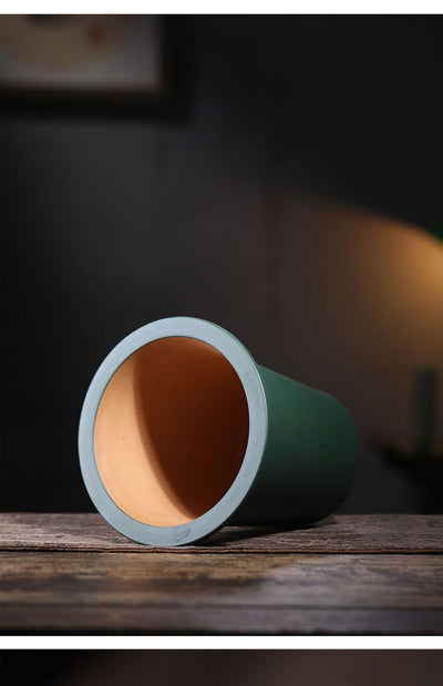 Maceta Decorativa de Arena Púrpura para Plantas de Escritorio - Image 11