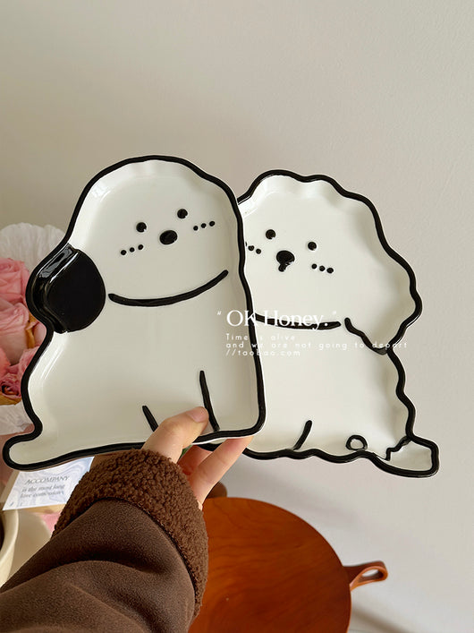 Plato de Cerámica Infantil con Diseño de Cachorro Adorable - Image 15