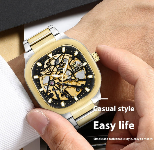 Reloj Automático Cuadrado Luminoso Impermeable para Hombre - Image 16