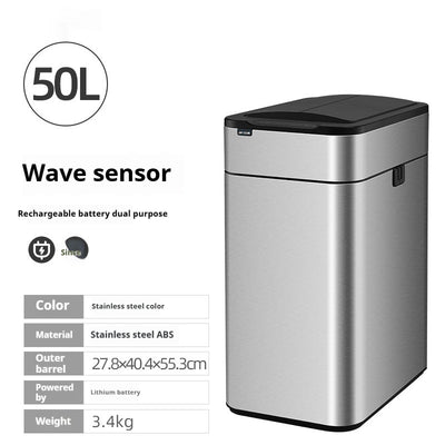 Basurero Inteligente Automático de Gran Capacidad con Sensor Infrarrojo - Image 12