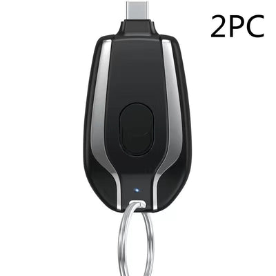 Batería Portátil Inalámbrica con Llavero 1500 mAh - Carga de Emergencia Telescópica - Image 30