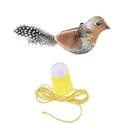 Juguete Interactivo para Gatos con Pájaro Cantante y Movimiento - Image 8