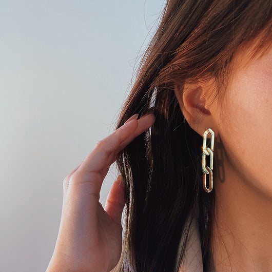 Aretes de Plata Pura Estilo Minimalista Moderno - Image 8