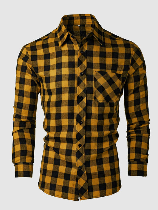 Camisa Casual Estampada Slim Fit con Solapa - Image 7