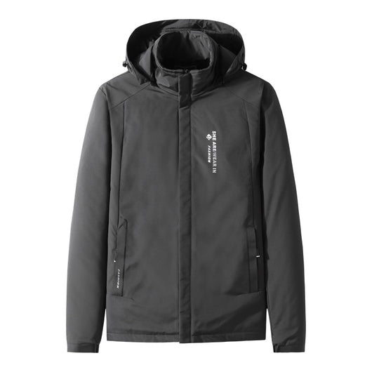 Chaqueta Acolchada con Cuello Alto y Capucha - Algodón Premium Athleisure - Image 10