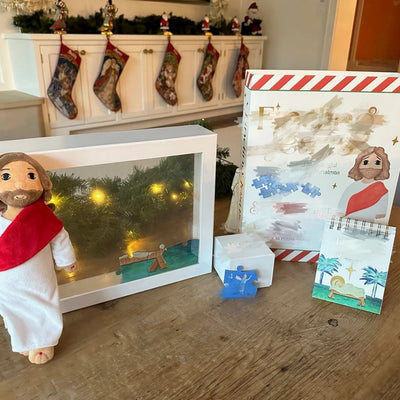 Adorno Navideño Cuenta Regresiva Encuentro con Dios