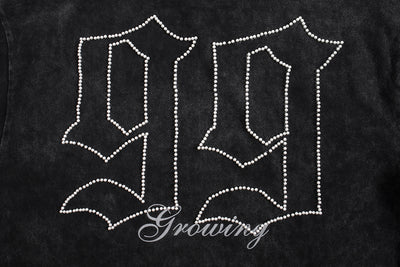 Playera de Algodón con Letras Góticas Desgastadas para Hombre - Image 15