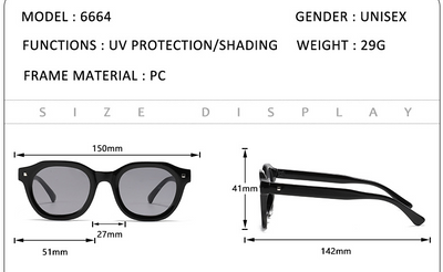 Gafas de Sol Polarizadas Retro con Armazón Grande - Estilo Vintage Moderno - Image 17