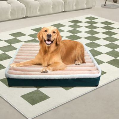 Cama Térmica para Perros con Almohada Anatómica Resistente a Mordidas