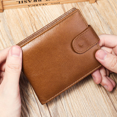 Billetera de Cuero para Hombre en Piel de Res Premium con Monedero - Image 6