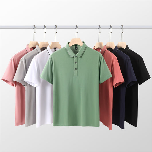 Polo de Algodón Mercerizado Peinado 180g - Acabado Plateado Premium - Image 14