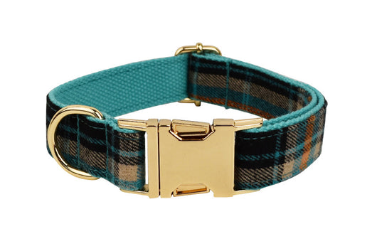 Collar Retro Verde para Mascotas con Correa de Tracción y Moño Adorable - Image 11