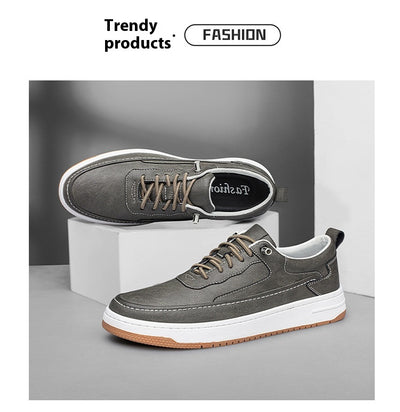 Zapatos Casuales de Cuero Genuino con Suela Gruesa - Diseño Retro Artesanal - Image 23