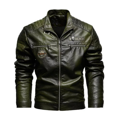 Chaqueta de Cuero Código Europeo - Abrigo PU Premium para Hombre - Image 9