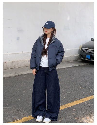 Abrigo Acolchado de Algodón Estilo Coreano para Mujer - Image 17