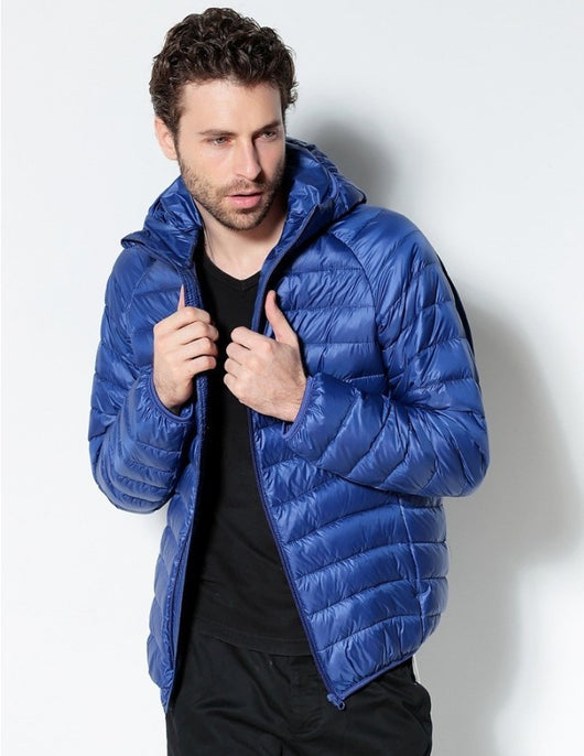 Chaqueta Acolchada Ligera con Capucha y Detalles a Rayas - Image 8