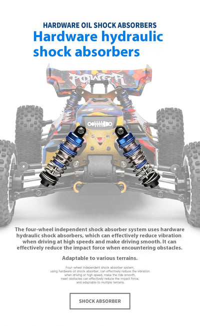 Auto de Carreras Eléctrico Tracción 4x4 Control Remoto Motor Brushless Alta Velocidad - Image 14