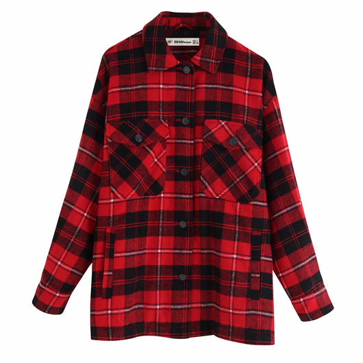 Camisa de Cuadros Tipo Abrigo - Image 15