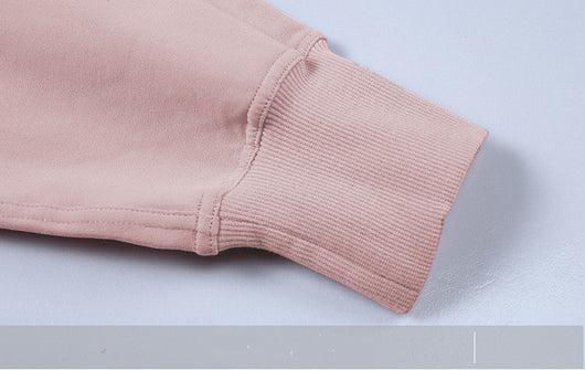 Sudadera Hoodie Oversize de Color Liso con Hombros Caídos - Image 19