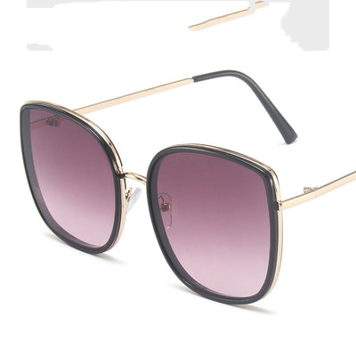 Gafas de Sol Circulares Metal Negro Estilo Trendy - Image 13