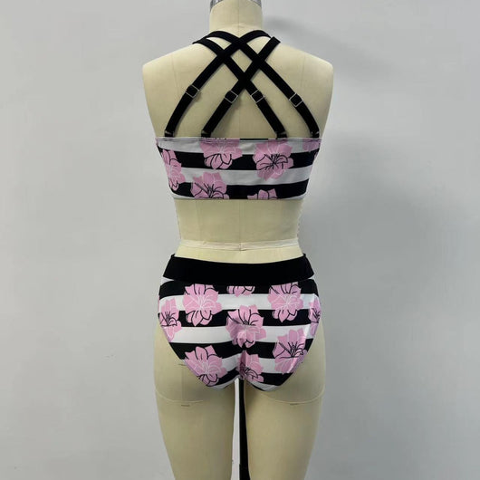 Bikini Reductor con Estampado y Cobertura Abdominal - Image 3