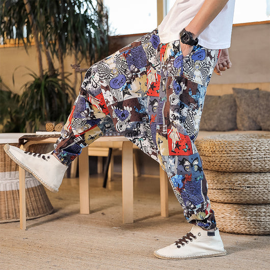 Pantalones Nepal de Lino Estilo Asiático con Cintura Baja - Image 14
