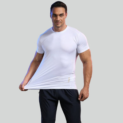 Camiseta Deportiva de Verano para Hombre - Cuello Redondo Transpirable de Secado Rápido - Image 7
