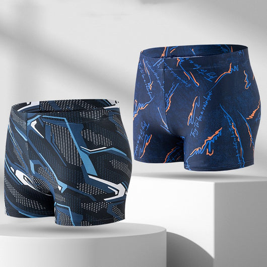 Shorts de Baño para Hombre Secado Rápido Corte Holgado y Talla Grande