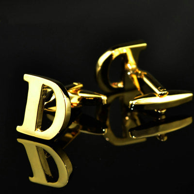 Gemelos de Letras Chapados en Oro 14K A-Z - Image 15