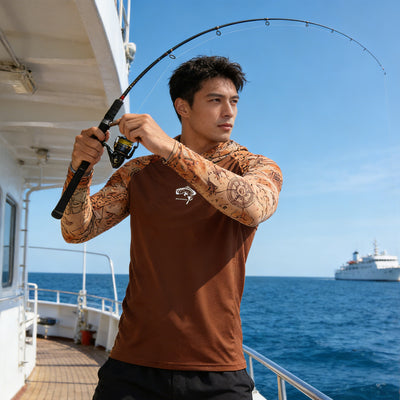 Camisa de Pesca UPF 50 Manga Larga Anti UV para Hombre - Image 2