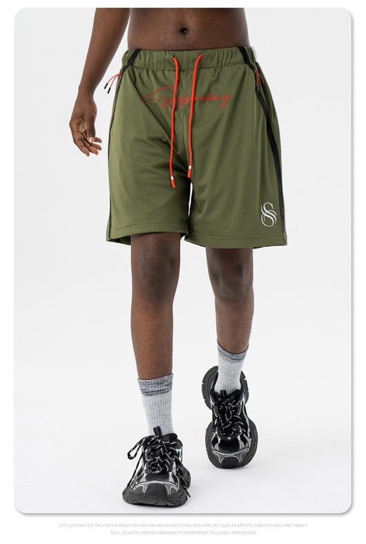 Shorts Casuales Premium Estilo Americano con Malla Transpirable y Detalles en Contraste - Image 14