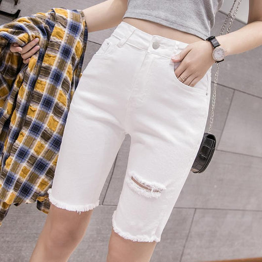 Pantalones Skinny Rotos de Talle Alto - Image 4