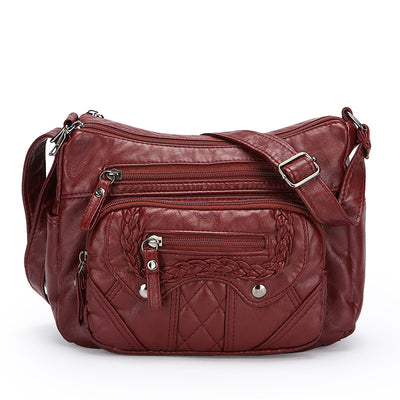 Bolsa Mensajera de Cuero Suave con Textura Avanzada - Image 8