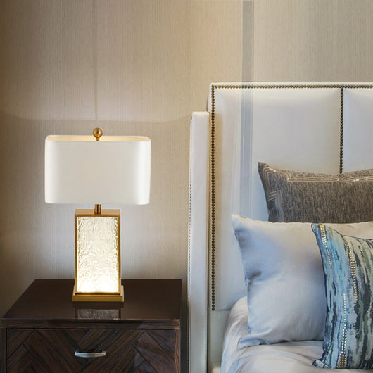 Lámpara de Mesita Cristal Artística para Dormitorio