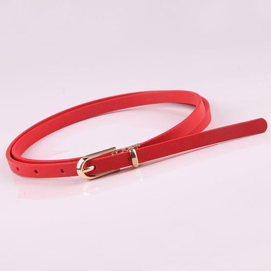 Cinturón Fino para Dama con Hebilla Pin - Versátil y Elegante - Image 4