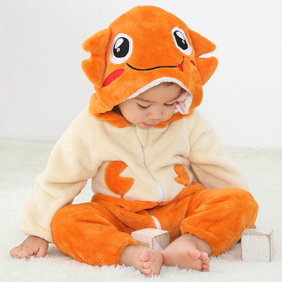 Pijama Enterizo Infantil de Franela Suave con Diseño de Animales - Image 12