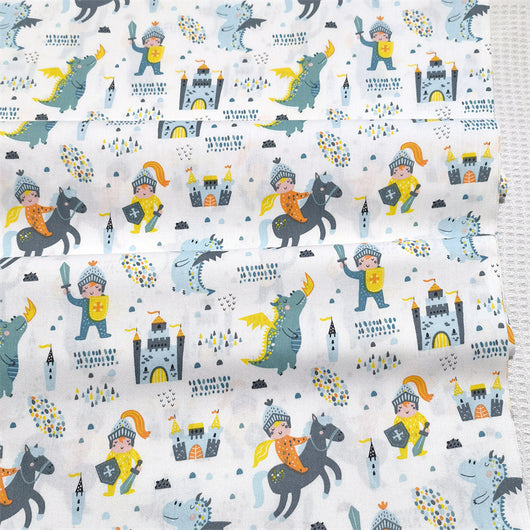 Tela de Algodón Puro para Ropa de Cama Infantil con Estampados Divertidos - Image 5