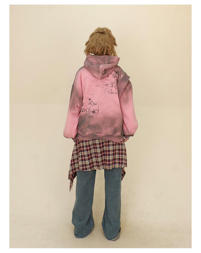 Sudadera Falsa Dos Piezas con Capucha para Mujer - Corte Holgado - Image 9