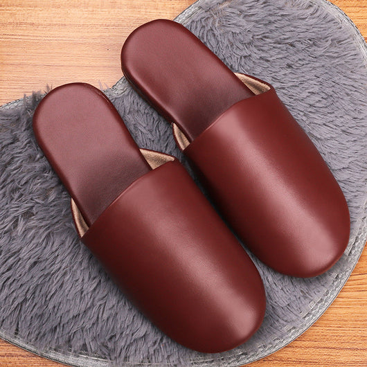 Pantuflas de Cuero para Mujer con Suela Suave y Cómoda - Image 7
