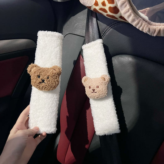 Protector de Cinturón de Seguridad Infantil con Diseño de Osito - Image 3