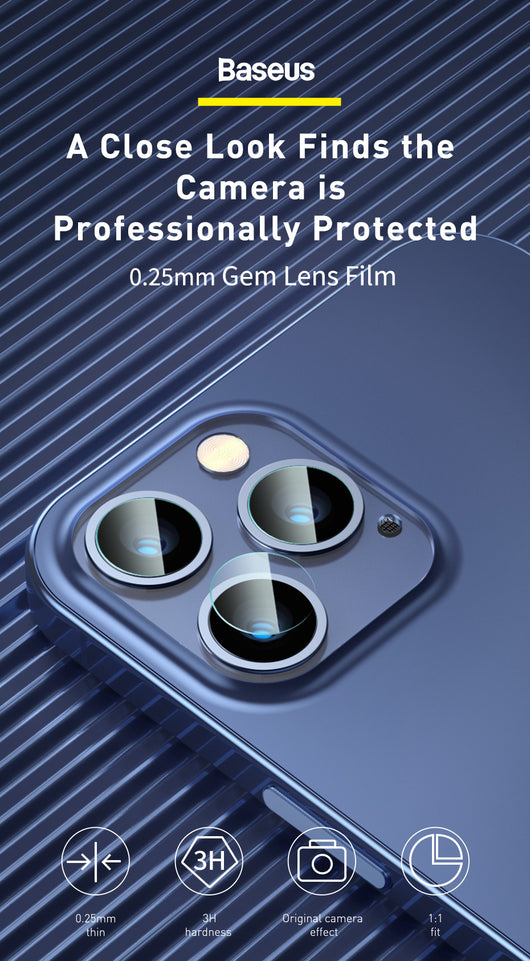 Protector de Lente Cámara 0.25mm para iPhone 12 Mini y iPhone 12 - Image 20