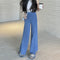 Pantalón Ancho de Lana Tejida con Caída Elegante para Mujer