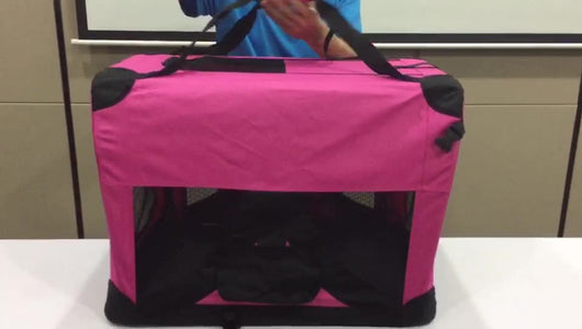 Mochila Transportadora Plegable para Perros - Jaula Portátil de Viaje - Image 8