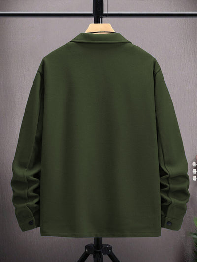 Abrigo Elegante para Hombre con Botones y Bolsillos de Solapa - Image 11